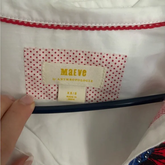 Anthro Flower Blouse - Picture 3 of 3